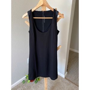 Calvin Klein Womens Sheath Black Dress